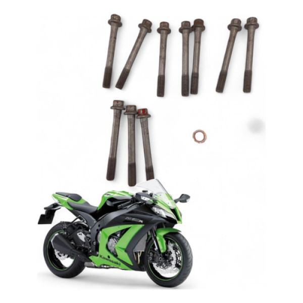 Kit Prisioneiro Cabeçote Kawasaki Zx10 R 2014