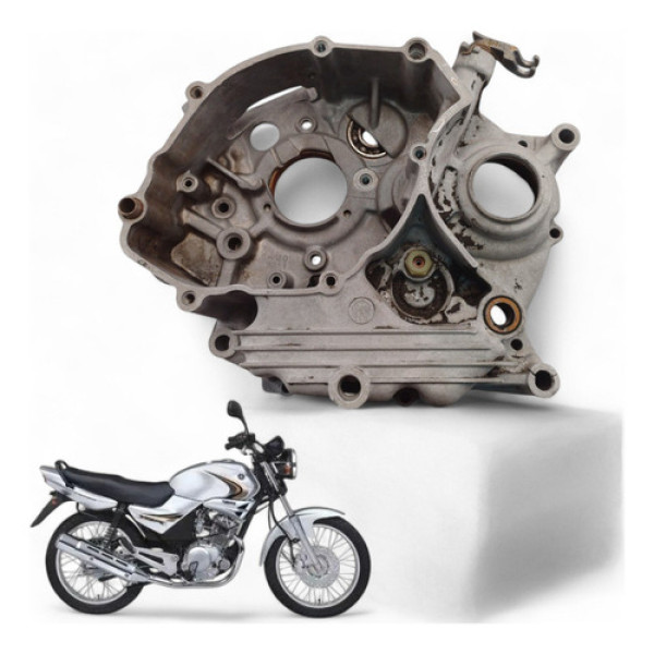 Bloco Motor Esquerdo Yamaha Ybr 125 K 2007