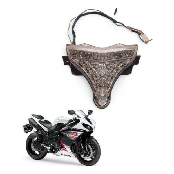 Lanterna Traseira Yamaha Yzf R1 2009 Com Avaria