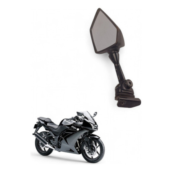 Retrovisor Esquerdo Kawasaki Ninja 250 R 2010 Com Avaria