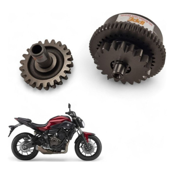 Engrenagem Dupla Partida Yamaha Mt 07 Abs 2017