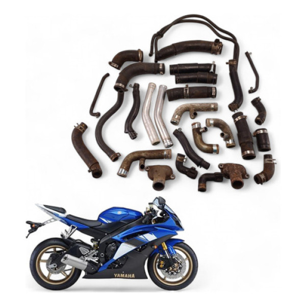 Kit Mangueiras Radiador Yamaha Yzf R6 2008