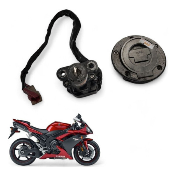 Kit Chave Ignição Yamaha R1 2008 Com Avaria