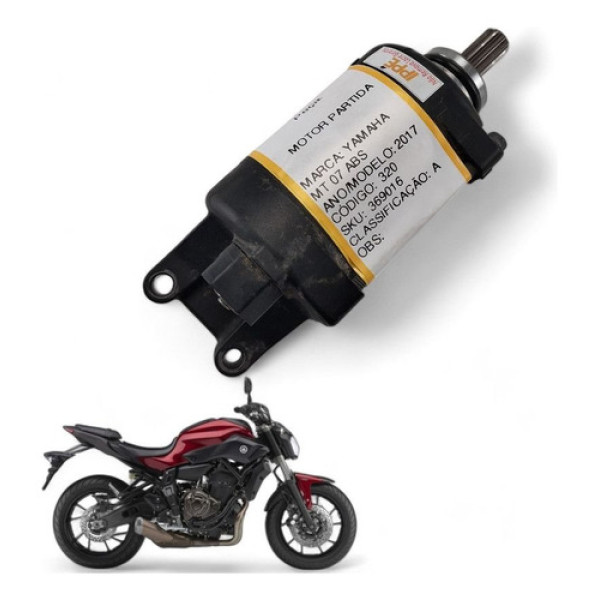 Motor Partida Yamaha Mt 07 Abs 2017