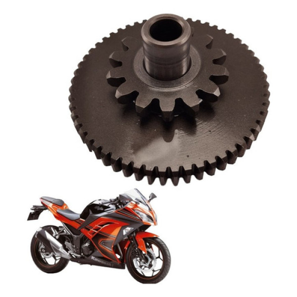 Engrenagem Dupla Parita Kawasaki Ninja 300 2014