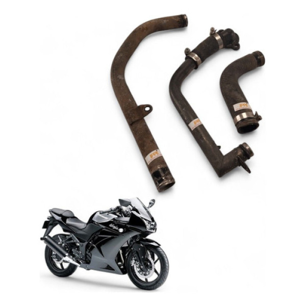 Kit Mangueiras Radiador Kawasaki Ninja 250r 2010