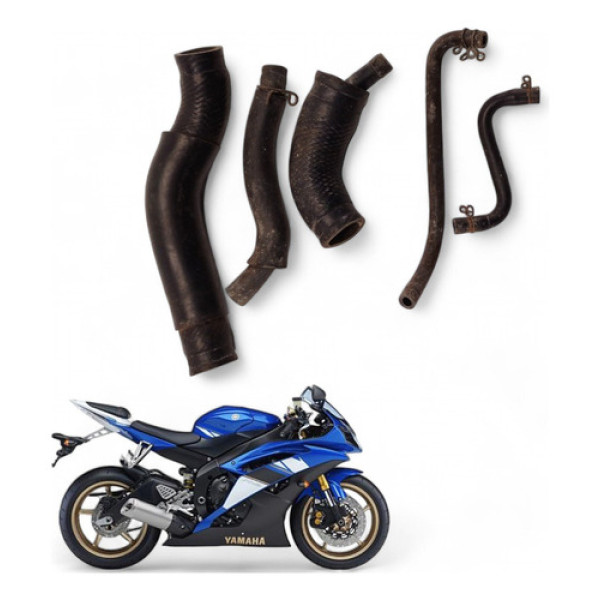 Kit Mangueiras Radiador Yamaha Yzf R6 2006