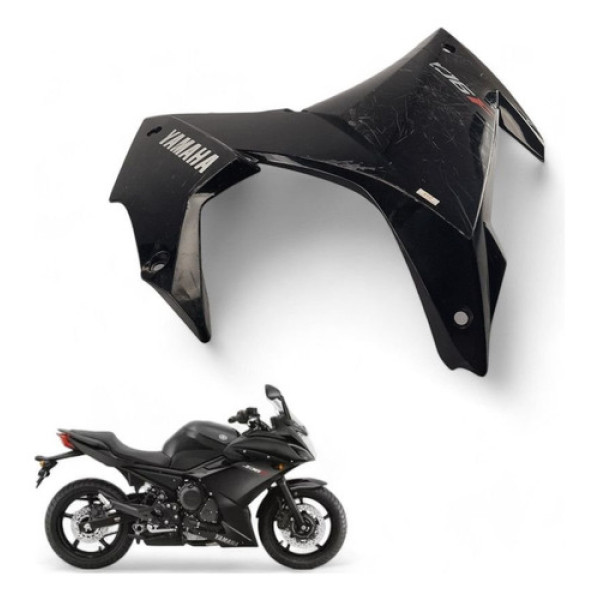 Carenagem Lateral Esquerda Yamaha Xj6 F 2010 Com Avaria