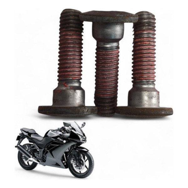 Kit Parafuso Disco Freio Traseiro Kawasaki Ninja 250 R 2009