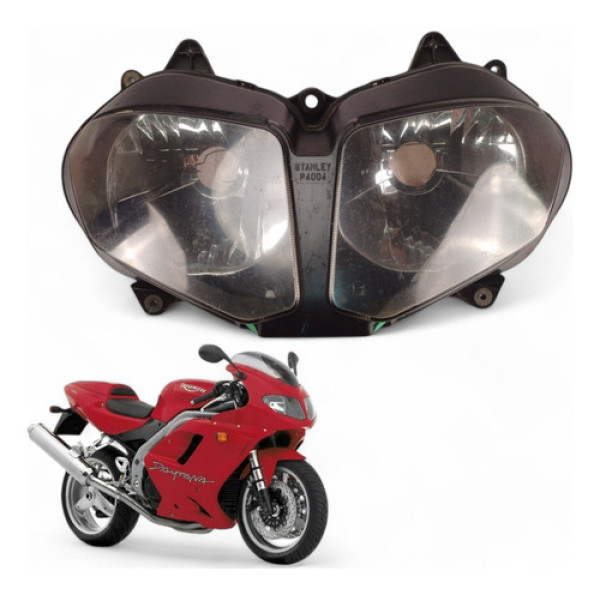 Farol Triumph Daytona 955 2006 Com Avaria