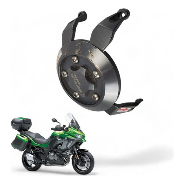 Protetor Tampa Esquerda Motor Kawasaki Versys 1000 2020 Com 