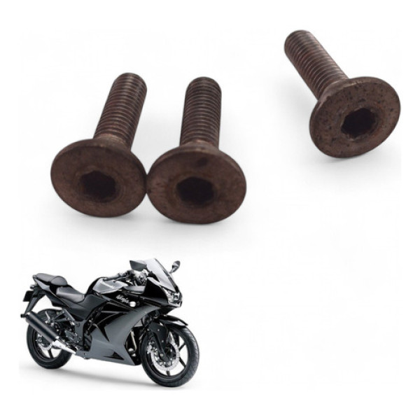 Kit Parafuso Disco Freio Traseiro Kawasaki Ninja 250 R 2010