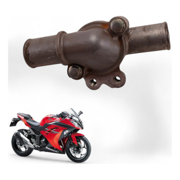 Carcaça Válvula Termostática Kawasaki Ninja 300 2017