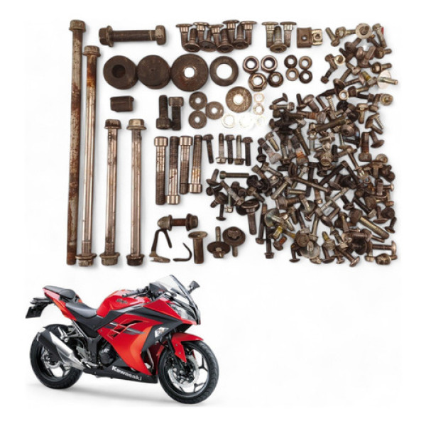 Kit Parafuso Chassi Kawasaki Ninja 300 2013