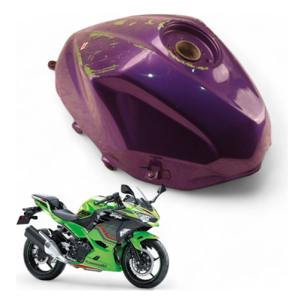 Tanque Combustível Kawasaki Ninja 400 2019 Com Avaria