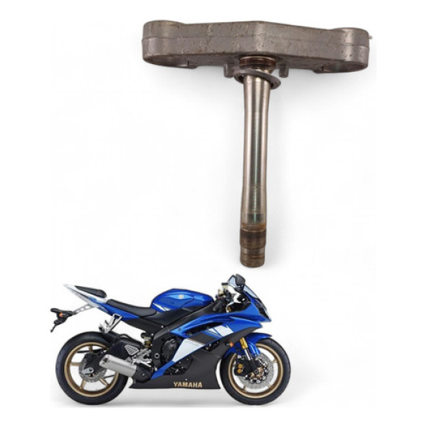 Mesa Inferior Direção Yamaha Yzf R6 2009 Com Avaria