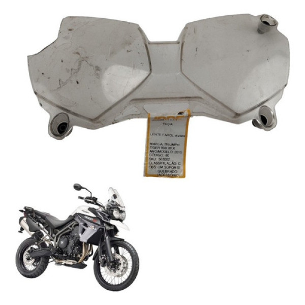 Lente Farol Avaria Triumph Tiger 800xcx