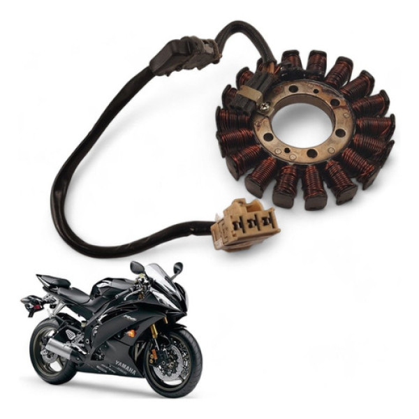 Estator Yzf R6 Yamaha 2008 Com Avaria