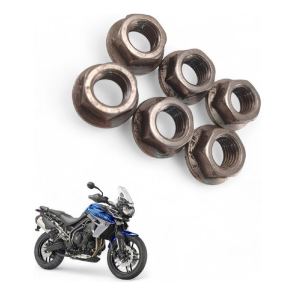 Kit Porca Coroa Triumph Tiger 800 Xrx 2017