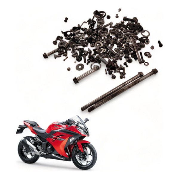 Kit Parafuso Chassi Kawasaki Ninja 300 2015