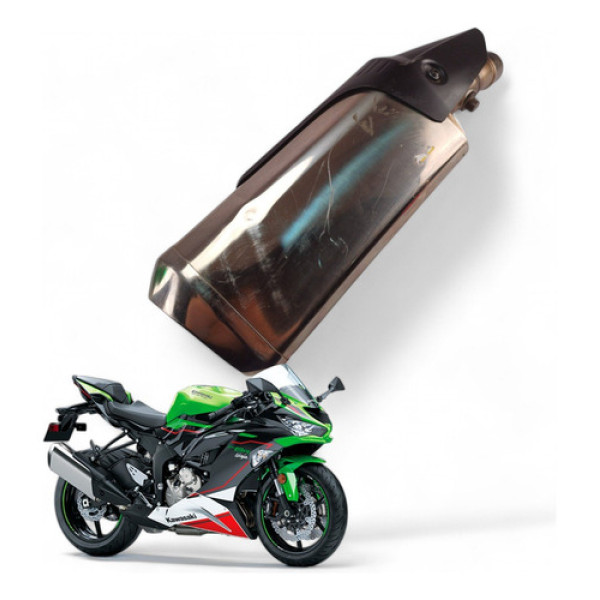 Ponteira Escapamento Kawasaki Zx 6r 2023 Com Avaria