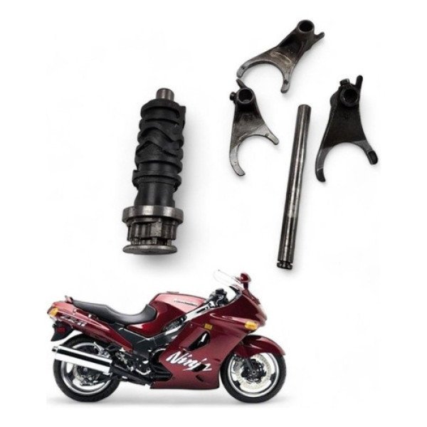 Kit Trambulador E Garfos Kawasaki Zx11 1992