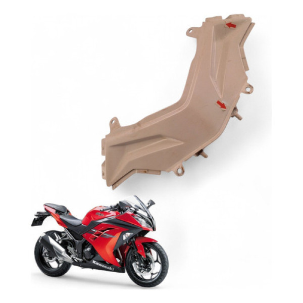 Carenagem Entre Banco Kawasaki Ninja 300 2013 Com Avaria