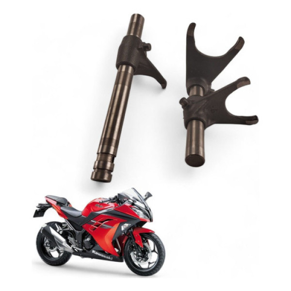 Kit Garfo Cambio Ninja 300 Kawasaki 2014