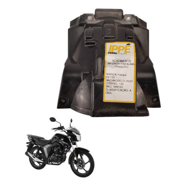 Acabamento Inferior Paralama Traseiro Haojue Dk 150 20/21