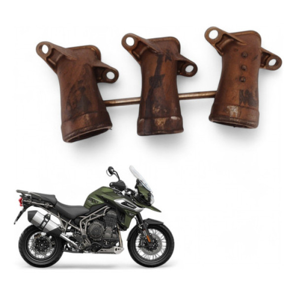 Coletor Escapamento Triumph Tiger 1200 Xca 2020 Com Avaria