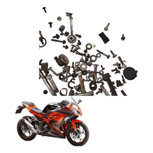 Kit Parafuso Chassi Kawasaki Ninja 300 2014