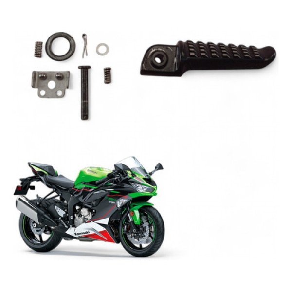 Pedaleira Traseira Esquerda Kawasaki Zx 6r 2023