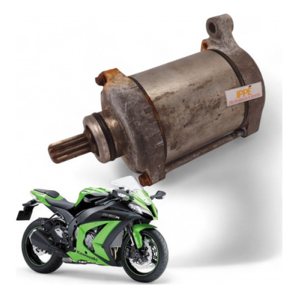 Motor Partida Kawasaki Zx10 R 2014 Com Avaria