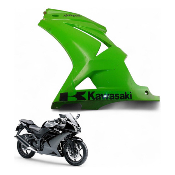 Carenagem Lateral Esquerda Kawasaki Ninja 250 R 2009 Com Ava