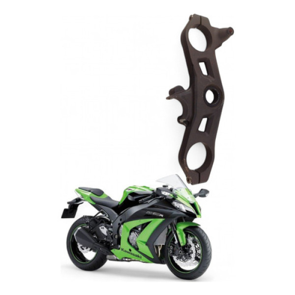 Mesa Superior Direção Kawasaki Zx10 R 2011 Com Avaria