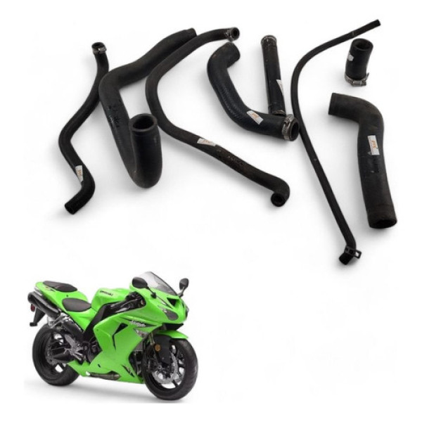 Kit Mangueiras Radiador Kawasaki Zx 10r 2007
