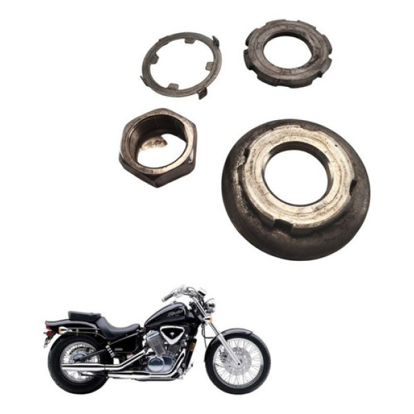 Kit Porca Direção Honda Shadow 600 1999