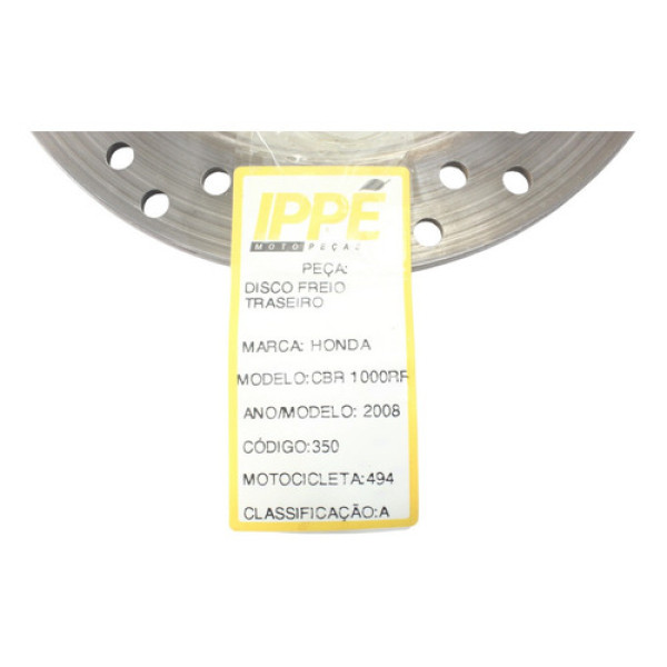 Disco Freio Traseiro Cbr 1000rr