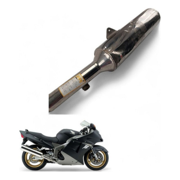 Ponteira Escapamento Lado Esq Honda Cbr 1100xx 1998 Com Avar