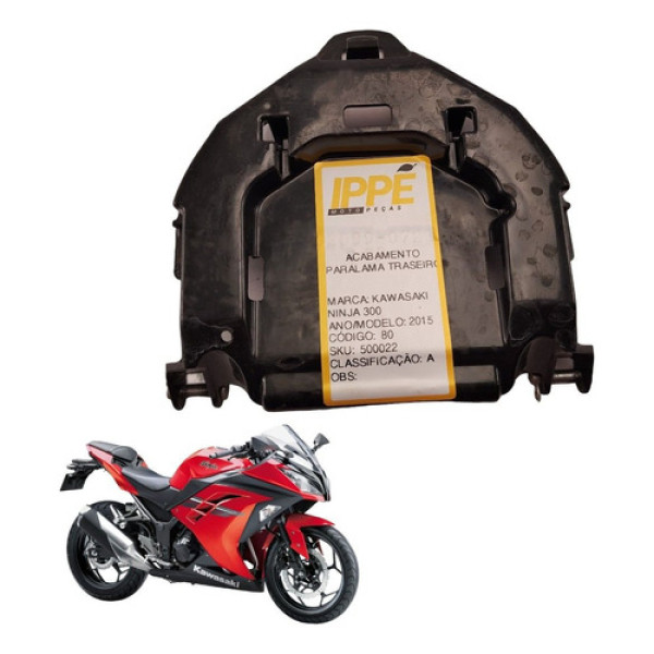 Acabamento Paralama Traseiro Kawasaki Ninja 300 2015